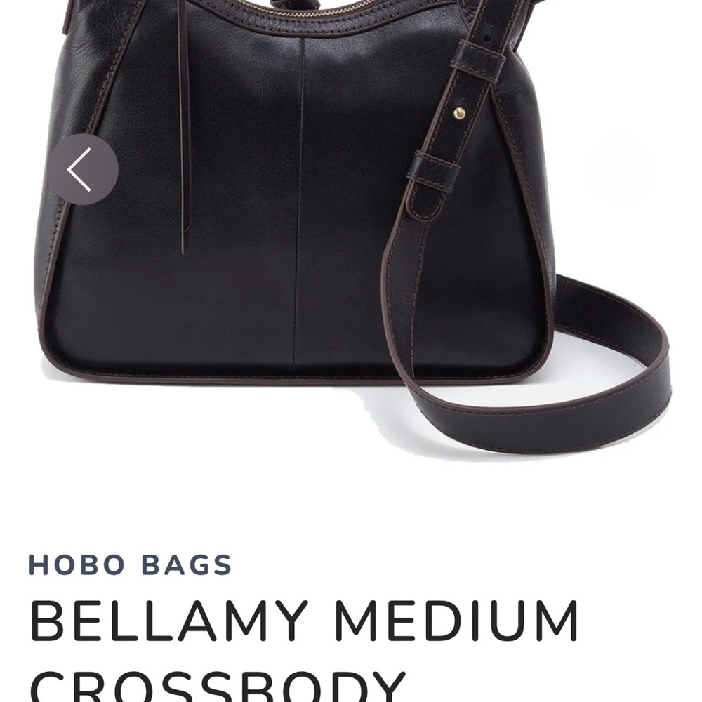 HOBO Bellamy Medium Crossbody Bag - Black NWOT Retails for $298
